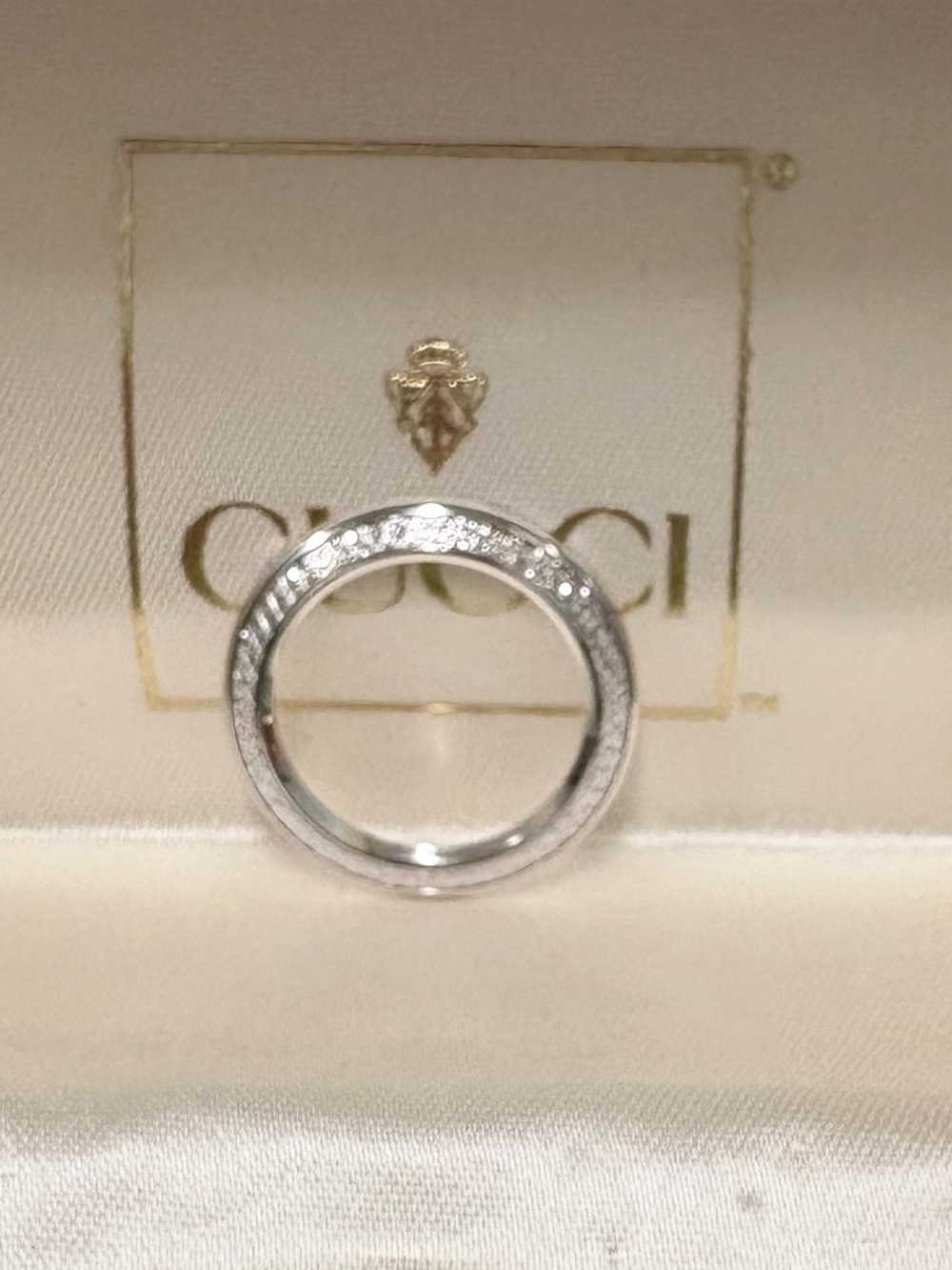 Gucci Silver Diamond Cut Bezel for Vintage Gucci Bezel Watch